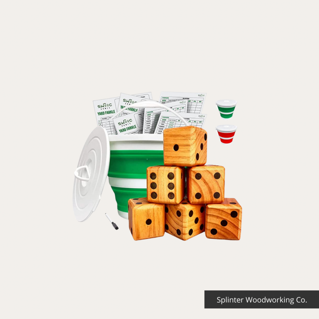 Yardzee and Yard Farkle Splinter Woodworking Co