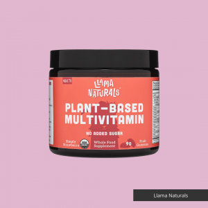 Llama Naturals: Plant-Based Multivitamin in Simply Strawberry
