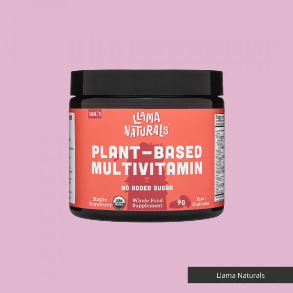 Llama Naturals: Plant-Based Multivitamin in Simply Strawberry