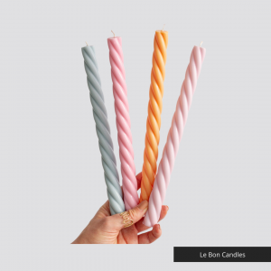Twisted Taper Candles