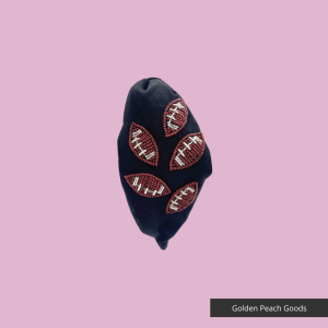 Game Day Style: Beaded Football Headband