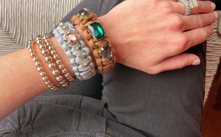 Embellished Paracord Bracelet