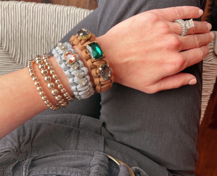Embellished Paracord Bracelet