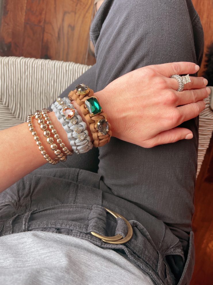 Embellished Paracord Bracelet